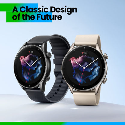 Amazfit GTR 3 46mm GPS Fitness Smartwatch – Schwarz