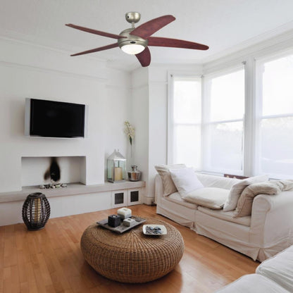 Bendan Deckenventilator 132cm - Zinn/Opal