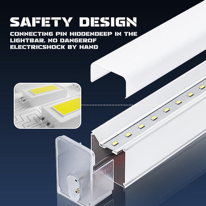 Hexagon LED Deckenleuchte für Garage Werkstatt - 5 Hexs, 6500K