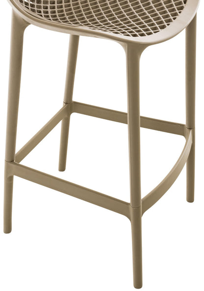 CLP Barhocker Air Kunststoff – Schlamm, 75cm Sitzhöhe