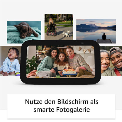 Amazon Echo Show 5 (3. Gen.) Smart Display mit Alexa, Anthrazit