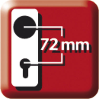 ABUS KLZS714 F1 Tür-Schutzbeschlag – Zylinderschutz eckig Aluminium