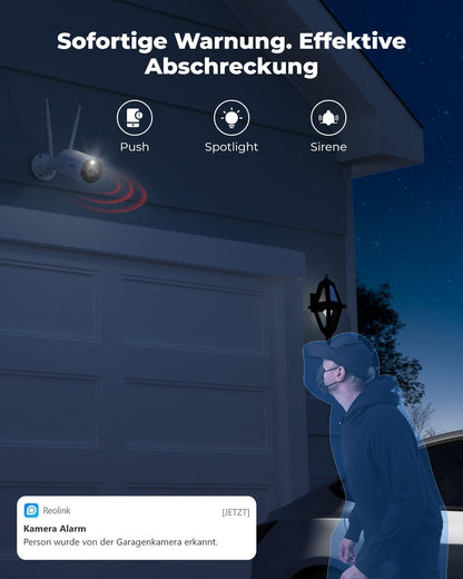 Reolink RLC-810WA 4K Wi-Fi 6 Überwachungskamera - Outdoor