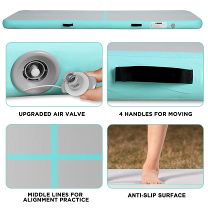 KIKILIVE Aufblasbare Gymnastik Air Track Matte 3M x 10CM