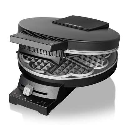 Cloer 180 Waffeleisen für eine Herzwaffel – schwarz