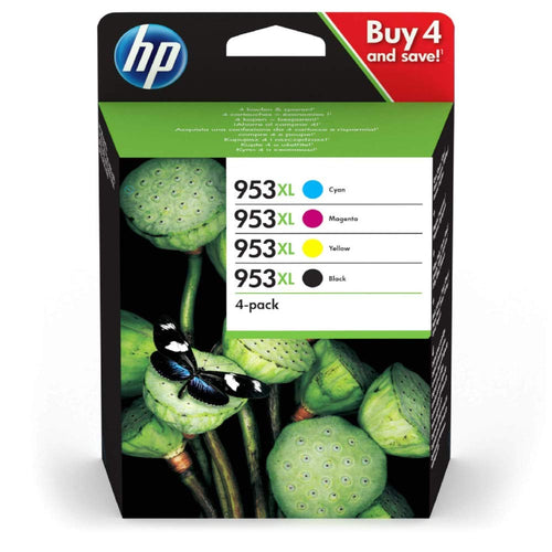 HP 953XL Multipack Druckerpatronen Schwarz, Cyan, Magenta, Gelb – 4er-Pack Tintenpatronen