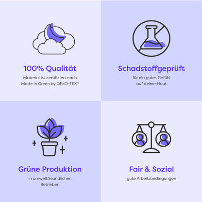 Wolkenfeld Bettwäsche Set - 220x240 Baumwolle Anthracite 3-teilig