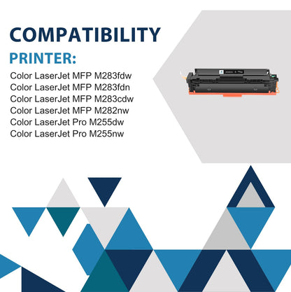 Kompatibler HP 207A 207X Farb Toner Multipack - Mit Chip