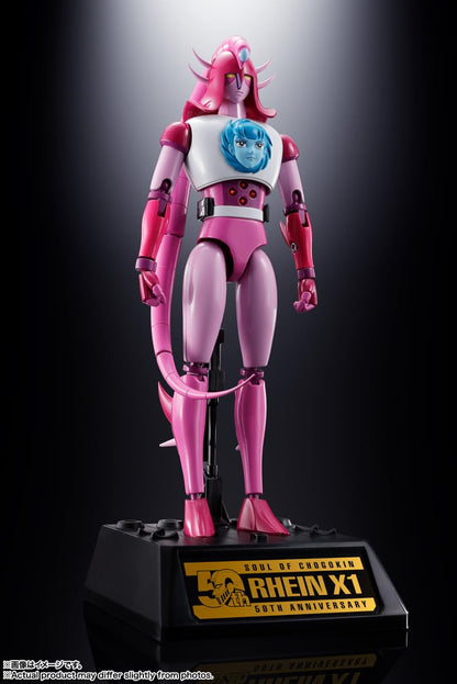 Bandai Soul Of Chogokin Sammlerfigur – GX-108 Rhein X1 + GX-11R Dianan A