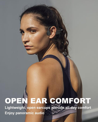 SANOTO Knochenschall Kopfhörer DG08-H, Open-Ear Bluetooth 5.3 Sport