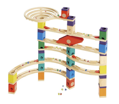 Hape Quadrilla Vertigo Holz Kugelbahn Konstruktionsspielzeug