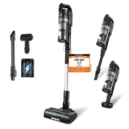 Levoit LVAC-200 MAX Akku-Staubsauger kabellos mit HEPA-Filter – freistehend, mit motorisiertem Bodensaugkopf