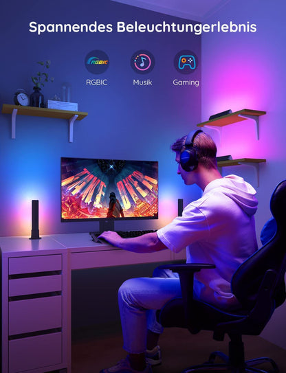 Govee Smart LED Lightbar RGBICWW, dimmbare TV-Hintergrundbeleuchtung