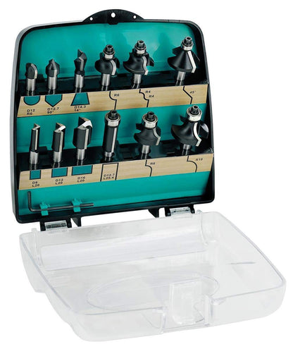 ENT 09012 Hartmetall Fräser Set 12-tlg. – Schaft 8mm