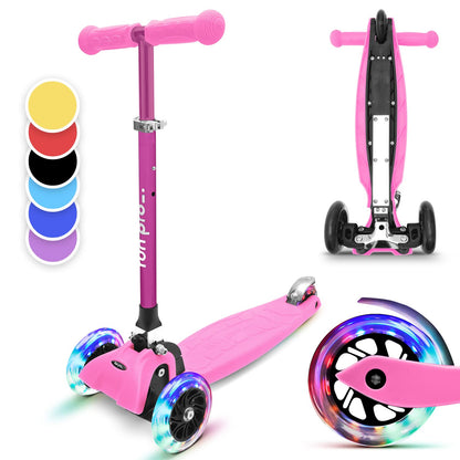 Fun Pro ONE Premium Kinderroller - LED Räder faltbar ab 3 Jahren