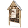 WILDLIFE HOME Insektenhotel XXL stehend, Bienenhotel mit Metalldach aus unbehandeltem Naturholz