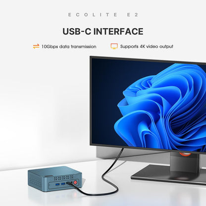 BOSGAME E2 Business Mini-PC - Ryzen 5 3550H, 16 GB RAM, 512 GB SSD