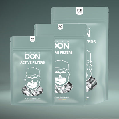 CALM DON Active Filter Slim Aktivkohlefilter Kokos 250 Stück