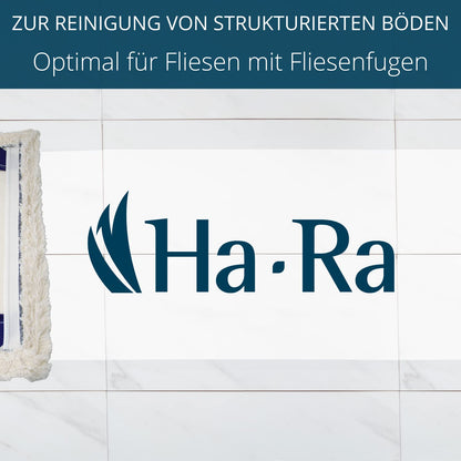 Ha-Ra Bodenwischtuch weiss lang 42 cm aus Baumwoll-Mischgewebe