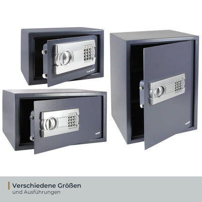HMF Möbeltresor Elektronikschloss – 380x300x300mm