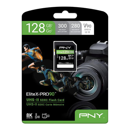 PNY EliteX-PRO SD Speicherkarte - 128GB UHS-II V90