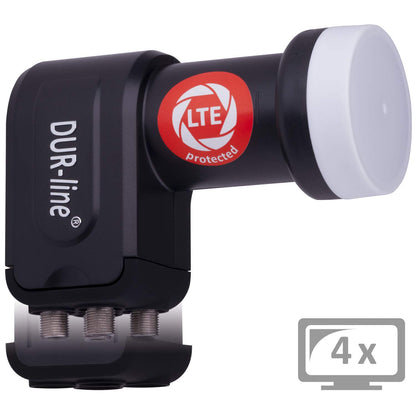 DUR-line Select 75/80cm Sat-Anlage 4 Teilnehmer Anthrazit