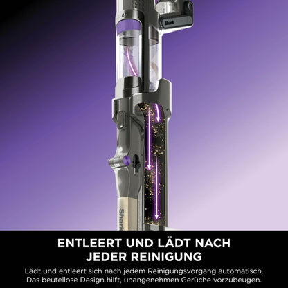 Shark PowerDetect Clean & Empty Haustier-Akku-Staubsauger - Grau