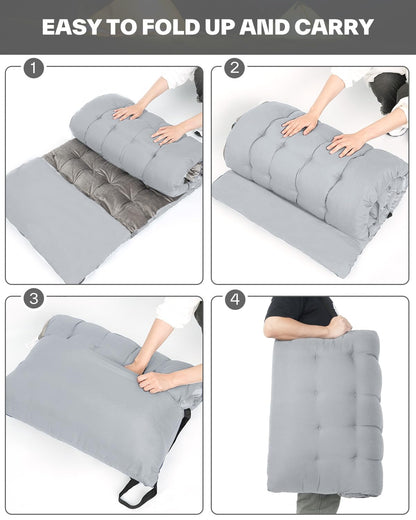 Sportneer Feldbett Auflage, Camping Matratze 190 x 71 cm, 2 kg