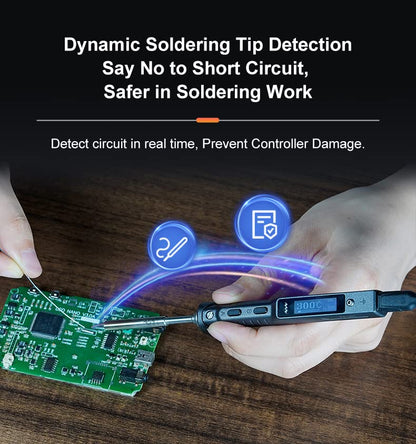 MINIWARE TS101 Digital Lötkolben USB-C 90W - BC2 Tip