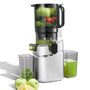 AMZCHEF Automatischer Slow Juicer 145mm Öffnung - Silber