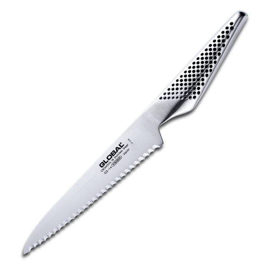 Global GS-14 Brötchenmesser 15 cm - Küchenmesser für Backwaren