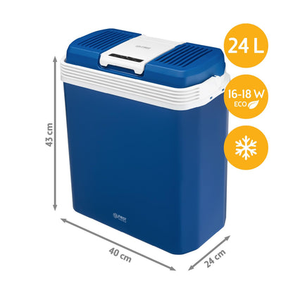 TZS First Austria Kühlbox 24L 12V/230V Kühl- & Warmhaltebox Blau