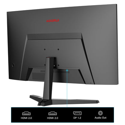 KOORUI 24E6CA Gaming Monitor - 24 Zoll Curved 180Hz Schwarz