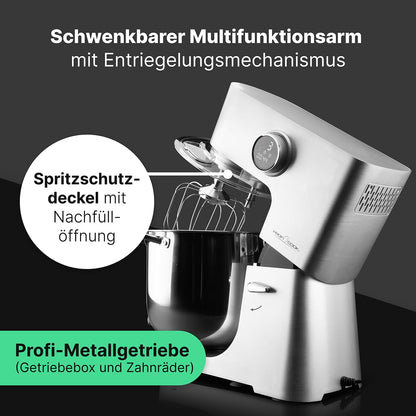 ProfiCook Küchenmaschine PC KM 1254 – 12L Schüssel 2500W