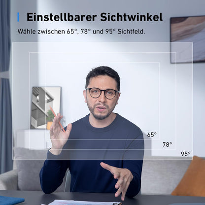 AnkerWork C310 4K Webcam mit KI-Autofokus und Geräuschunterdrückung