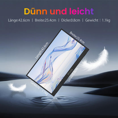 XYZ 18.5 Zoll Tragbarer 120Hz Gaming Monitor FHD