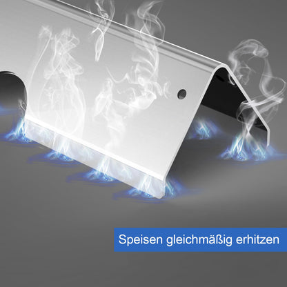 MGiessca 66032 Aromaschienen für Weber Genesis II 300, Edelstahl