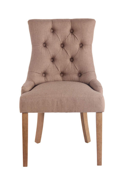 CLP Esszimmerstuhl Aberdeen Stoff Taupe – antik-hell