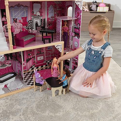KidKraft Amelia Puppenhaus aus Holz – Möbel & Zubehör