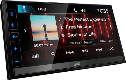 JVC KW-M785DBW Digital Media AV-Receiver – Wireless CarPlay/Android Auto