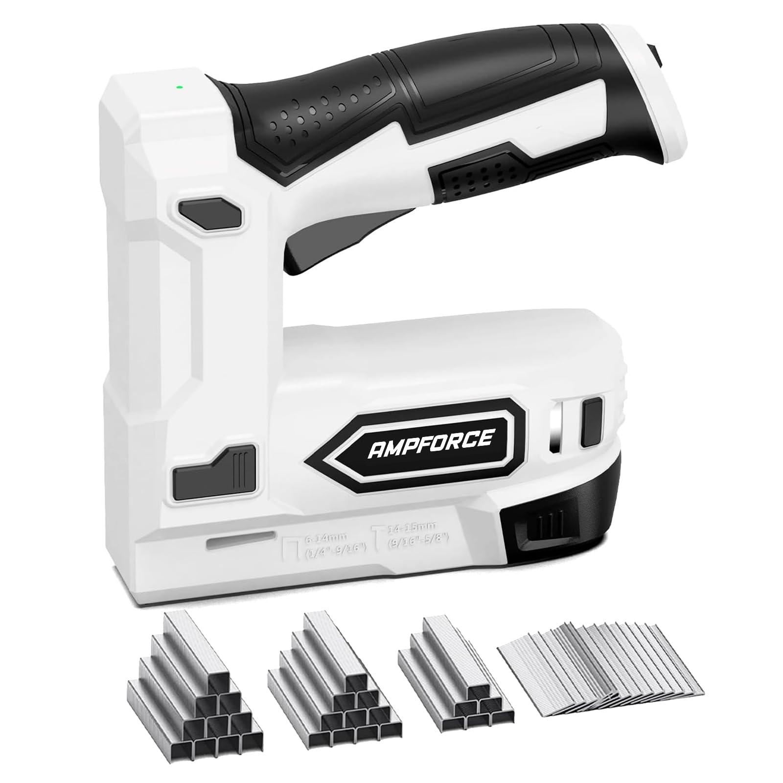 Ampforce Akku Tacker 2-in-1 ACSG-4, Heftgerät und Nagelgerät 4V – kompaktes, kabelloses Handgerät