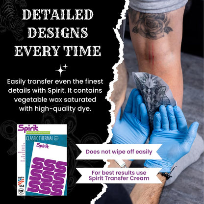 Spirit Klassisches Thermo-Transferpapier - 21,6x27,9cm, 100 Blatt