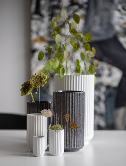 Lyngby Porcelæn Lyngby Vase – Designklassiker H25 cm, Weiss