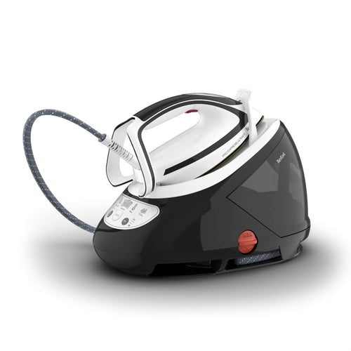 Tefal Pro Express Ultimate GV9550 Dampfbügelstation - schwarz/weiss. Effizientes Glätten von Textilien mittels Hochdruckdampf.