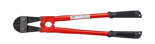Wiha Bolzenschneider Classic Handwerkzeug - 900 mm (39380), mit langen rot-schwarzen Griffen und Schneidbacken. Trennt Bolzen und Rundstahl.