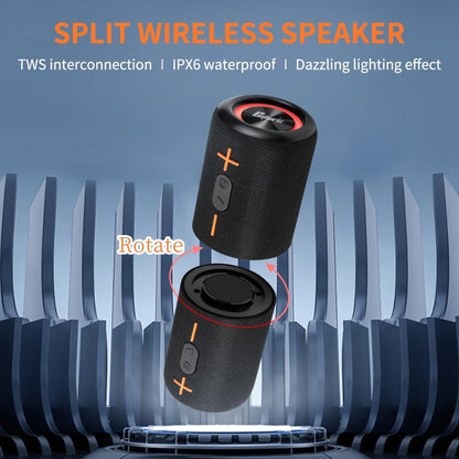 CYBORIS S10 Bluetooth Lautsprecher 2er-Set, IPX6 wasserdicht, 20 W