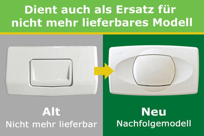 LIV Drückerplatte Isosan 1-Mengen Start/Stopp Spülung - Weiss