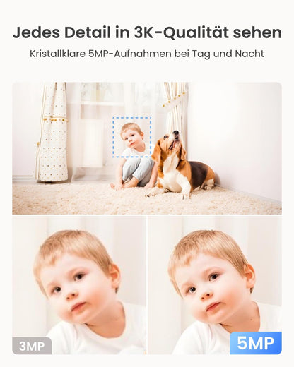 Reolink E1 Pro 3K Überwachungskamera Innen, WLAN, schwenkbar