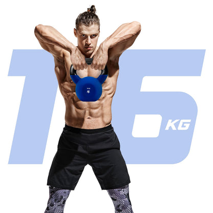 Yes4All WEAW Kettlebell Neopren, 16 kg, Dunkelblau für Krafttraining