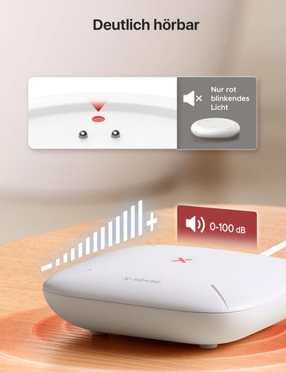 X-Sense SWS0A Smarter WLAN Funk-Wassermelder – 3er Set